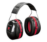 Coverguard - Casques anti-bruit PELTOR Optime III Unique Noir / Rouge