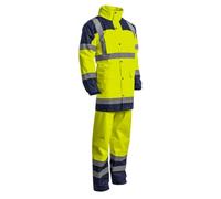 COVERGUARD Ensemble de pluie de travail haute visibilité HYDRA - Jaune Fluo L - 46/48 - Vêtements de travail