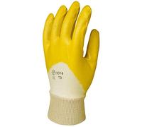 COVERGUARD Lot de 10 - Gants Manutention ultra light jaune - modèle standard Taille 8 - Gants de travail