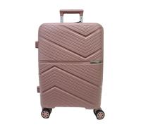COVERI COLLECTION Trolley rígido utilizable como equipaje de mano, aprobado por la mayoría de las compañías aéreas low cost, 55 cm, expandible. Medidas 55 x 40 x 20 cm, Rosa, 55 X 40 X 20, Trolley