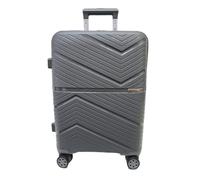 COVERI COLLECTION Trolley rígido utilizable como equipaje de mano, aprobado por la mayoría de las compañías aéreas low cost, 55 cm, expandible. Medidas 55 x 40 x 20 cm, gris, 55 X 40 X 20, Trolley