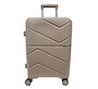 COVERI COLLECTION Trolley rígido utilizable como equipaje de mano, aprobado por la mayoría de las compañías aéreas low cost, 55 cm, expandible. Medidas 55 x 40 x 20 cm, beige, 55 X 40 X 20, Trolley