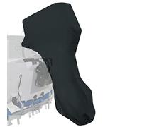 Coverify Cubierta completa para motor fuera de borda para motor fueraborda de 100-225 HP, color negro, 600D, resistente, Oxford, impermeable, cubierta de motor de barco con correa resistente al viento
