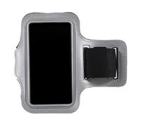 CoverKingz Brazalete Deportivo Universal para teléfono móvil, para Todos los Smartphones de 4,5 a 5,85 Pulgadas, Bolsillo para el Brazo, Pulsera de Correr, Funda Deportiva, Plateado