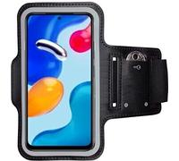 CoverKingz Brazalete movil Running para Xiaomi Redmi Note 11/11S/Poco M4 Pro - Funda movil Correr con Compartimento para Llaves Redmi Note 11/11S/Poco M4 Pro - Porta movil Running para móviles Negro
