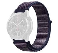 CoverKingz Correa compatible con Galaxy Watch 6/Watch 5/Watch 5 Pro/Watch 4 - Correa de repuesto de nailon con cierre de velcro azul, Silicona