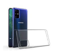 CoverKingz Funda para Samsung Galaxy S20+ [6,7 pulgadas] - Funda de silicona blanda Bumper Transparente - Carcasa fina transparente