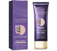 Coverpro - Corrector corporal, maquillaje impermeable para cubrir tatuajes, crema reparadora, corrector corporal, cobertura completa, oculta imperfecciones sin esfuerzo (1 unidad)