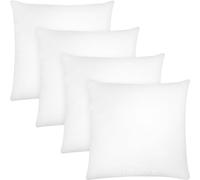 Covers & All Relleno de Almohada, Tela no Tejida de 65 g/m² con Relleno de Fibra de Silicona 15D, Duradero, Suave, Uso Universal para decoración del hogar, Oficina, Interiores y Exteriores (Cuadrado,