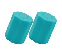 Covers Cap for Tumblers, Silicone Straw Caps, 2-Piece Replacement Accessories to Cups and Bottles for Beach, Travel, Climbing, Picnic, Hiking, Outdoor Activities, Black, White, Green, Blue, Pink