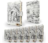 COVERS4BOOKS Funda Libros Lectura | Funda para Libros de Lectura Grandes de Tapa Dura con +600 Pág. y +23 Cm de Alto | Funda Literaria 100% Algodón | Funda Libro Tela Talla XL