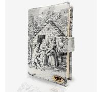 COVERS4BOOKS Funda Libros Lectura | Funda para Libros de Tapa Dura con -600 Pág. y +23 Cm de Alto | Funda Literaria 100% Algodón | Funda Libro Tela Talla L | Protector Libros de Lectura