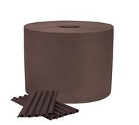 Covert IT Malla de Privacidad para Vallas Marrón 19cmx98m - Malla de Privacidad para Vallas de Jardín con Clips de Fijación - Malla Cortavientos de 150 g/m2 - Malla de Privacidad para Vallas