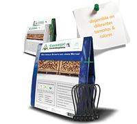 CoverUp! Lona Impermeable Exterior 2 x 3 m Incl. 10 tensores de Lona - Lona de protección con Ojales Resistente al Agua y al Desgaste 200 g/m2 - Azul