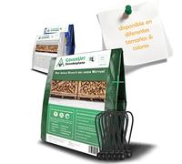 CoverUp! Lona Impermeable Exterior 4 x 5 m Incl. 12 tensores de Lona - Lona de protección con Ojales Resistente al Agua y al Desgaste 200 g/m2 - Verde