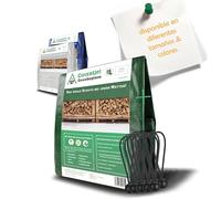 CoverUp! Lona Impermeable Exterior 2 x 3 m Incl. 10 tensores de Lona - Lona de protección con Ojales Resistente al Agua y al Desgaste 200 g/m2 - Verde