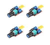 COVVY 4 controladores de velocidad del motor de 3 V, 6 V, 12 V, 24 V, 35 V, mini motor de CC, interruptor de control de velocidad PWM, interruptor de regulación de velocidad ajustable, 5 A