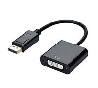 COVVY Cable adaptador DisplayPort (DP) a DVI, macho a hembra, chapado en oro, compatible con Lenovo, Dell, HP y más