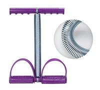 Covvy Elastic Sit Up Cuerda De Tracción Tensión De Primavera Pedal De Pie Abdomen Ejercitador De Piernas Tummy Trimmer Equipment Bodybuilding Expander Para Entrenamiento De Yoga Físico (Purple)