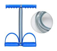 Covvy Elastic Sit Up Cuerda De Tracción Tensión De Primavera Pedal De Pie Abdomen Ejercitador De Piernas Tummy Trimmer Equipment Bodybuilding Expander Para Entrenamiento De Yoga Físico (Blue)