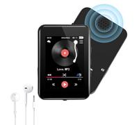COVVY Reproductor MP3 de 72 GB, reproductor de música con Bluetooth 5.2, altavoz HD integrado, radio FM, grabación de voz, función de libro electrónico, auriculares incluidos, ideal para deportes