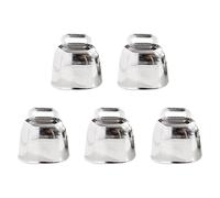 Cow Bells Noise Makers, Goat Bells For Grazing, Metal Cowbell, Loud Anti-Lost Bell, Retro Design of Collars, Pet Camel Sleigh Ornament, 3.5, 3.5, 2.4cm, Silver, Set of 3