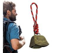 Cow Bells Noise Makers - Loud Metal Animal Bell | Multipurpose Harness Bell with Lanyard, Outdoor Camping Ornament For Horses Cattle Sheep Ranch Farm Hiking Decor