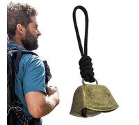 Cow Bells Noise Makers - Loud Metal Animal Bell | Multipurpose Harness Bell with Lanyard, Outdoor Camping Ornament For Horses Cattle Sheep Ranch Farm Hiking Decor