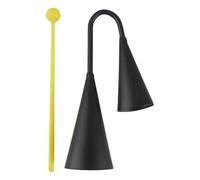 Cow Bells Noise Makers, Sturdy Bright Sporting Events Cow Bells, Compact Ergonomic Hand Chimes, Loud Percussion Bell for Music, Performance, 7.09x3.94 inches