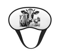 Cow Collection - Máscara de ojos lavable unisex para dormir, bloquea la luz, para el hogar, hotel, camping