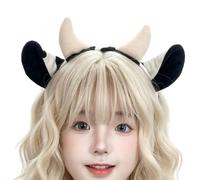Cow Ears Headband Cow Ears Horns Halloween Cosplay Costume