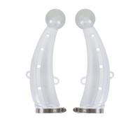 Cow hornProtector - 23x5.5cm Silicone Sleeve, Anti-Fight hornCover with Ventilated Design | Protective Guard for Aggressive Cattle, Bulls, Farm and Ranch Pasture Livestock Management