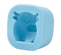 Cow Ice Mold - Mini molde de silicona | Cute Cow Shape Silicone Ices Molds With Easy Release Flexible Tray, Mini Block Maker For Coffee, Juice, Whiskey, Cocktail, Kitchen Freezer, Parties, Home D