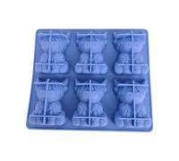 Cow Ice Mould - 37cm Silicone, Animal Drink Tray, 6-Cavity | Non-Stick, 3D Silicone Maker, Cattle Shape Pan For Beverages, Whiskey, Cocktails, Sodas, Juices, Yogurt, Lemonade, Party, Daily Life