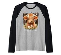 Cow - Let My People Fart - Divertido Camiseta Manga Raglan
