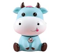 Cow Money Bank, Practical Cute Animal Cow Coin Container, Assured Safety and Durability Adorable Saving Money Organizer For Bedroom, Den, Dresser, Dormitory, Apartment