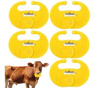 Cow Nose Thorn, Calf Weaner Nose Thorn, Milk Sucking Preventer, Compact Farm Animal Weaning Tool, Sturdy Pp Material, Livestock Cattle Care, 5.91x4.33 Inches