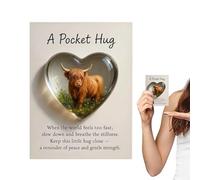 Cow Pattern Greeting Cards, Encouragement & Motivational Postcards, Kindness Quote Cards for Women, Men, Girls, Teens, Students, Friends, and Family, Perfect for Inspiration and Daily Motivation