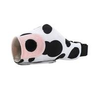 Cow Print DogMuzzle - Muzzle para mascotas suave y ajustable, piel amigable y transpirable para perros | Eye-Catching Aanti Biting Mouth Cover for Puppies Small Medium Large Dogs Training Safety Gear