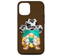 Cow Print GNOME Cute Cowgirl Costume For Women - Cow Gnomie Carcasa para iPhone 12/12 Pro