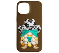 Cow Print GNOME Cute Cowgirl Costume For Women - Cow Gnomie Carcasa para iPhone 15