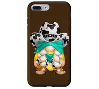 Cow Print GNOME Cute Cowgirl Costume For Women - Cow Gnomie Carcasa para iPhone 7 Plus/8 Plus