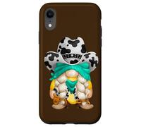 Cow Print GNOME Cute Cowgirl Costume For Women - Cow Gnomie Carcasa para iPhone XR