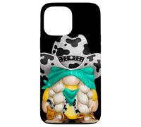 Cow Print GNOME with Rodeo Western Hat Best Cowgirl Grandma Carcasa para iPhone 13 Pro MAX