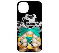 Cow Print GNOME with Rodeo Western Hat Best Cowgirl Grandma Carcasa para iPhone 14 Plus