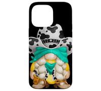 Cow Print GNOME with Rodeo Western Hat Best Cowgirl Grandma Carcasa para iPhone 14 Pro MAX