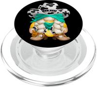 Cow Print GNOME with Rodeo Western Hat Best Cowgirl Grandma PopSockets PopGrip para MagSafe