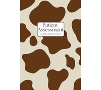 Cow Print Nurse Assessment Notebook 6”x 9”, 150 pages, SBAR format patient template, Nurse Shift Report, Nurse Essential, Nursing Clinical, RN, LPN