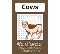 Cow Word Search Puzzle Book: Word Searches With Easy To Read Print About Cows, Barns, Livestock, and More [ 6x9 inches, 110 Puzzles ] 50 + Puzzles, ... Vacation, Holidays, and Free Times