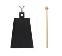 Cowbell 5/6/7/8 Inch Jazz Drum Metal Steel Cattlebell Cow Bell Drums Percussion Musical Instruments Accessories Parts(6 inch)